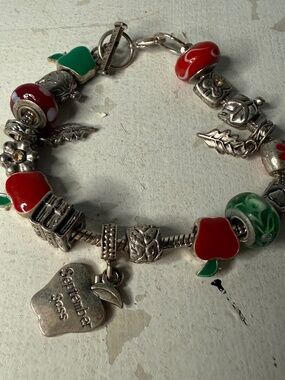 Willabee & Ward September Teacher Back to School Fall Autumn Charm Bracelet